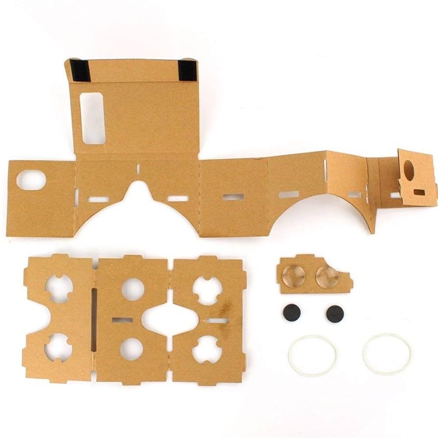 Amazon | VRグラス紙段ボール3Dメガネバーチャルリアリティ